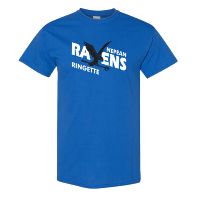 Gildan Unisex Ravens Ringette Crest Printed T-Shirt Thumbnail