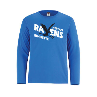 Shore Unisex Ravens Ringette Crest Printed Long Sleeve Thumbnail