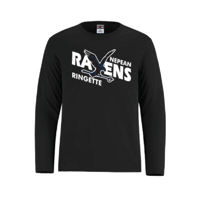 Shore Unisex Ravens Ringette Crest Printed Long Sleeve Thumbnail