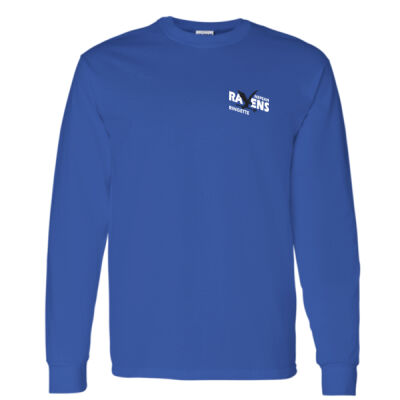 Gildan Unisex Ravens Ringette Emblem Printed Long Sleeve Thumbnail