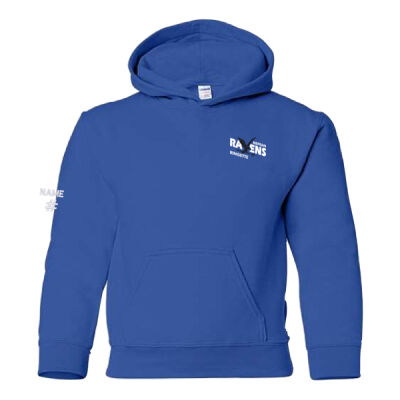 Gildan Youth Ravens Ringette Emblem Printed Hoodie Thumbnail
