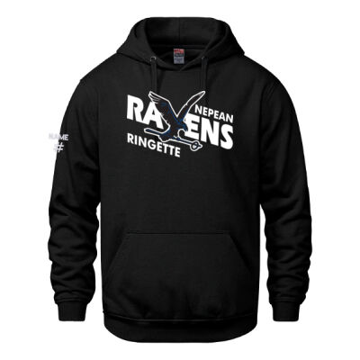 Vault Unisex Ravens Ringette Crest Printed Hoodie Thumbnail