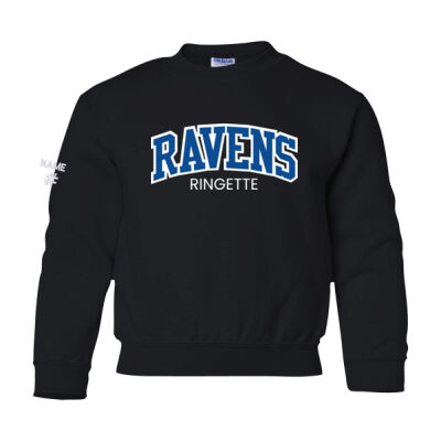 Gildan Youth Ravens Twill Crewneck Thumbnail
