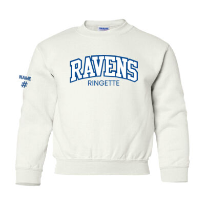 Gildan Youth Ravens Twill Crewneck Thumbnail