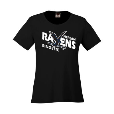 Coast Womens Ravens Ringette Crest Printed Performance T-Shirt Thumbnail